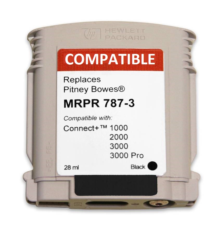 Pitney Bowes 787-3 compatible ink cartridge-connect+ Pitney Bowes 787-3 compatible ink cartridge-connect+
