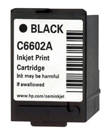 HP C6602A remanufactured Black ink cartridge-IJ-6000 IJ6000
